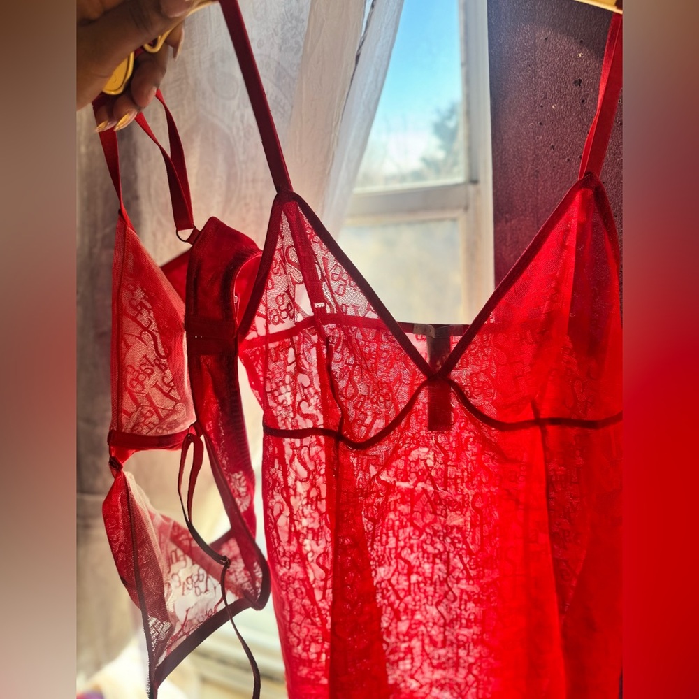Savage X Fenty Red Lingere set